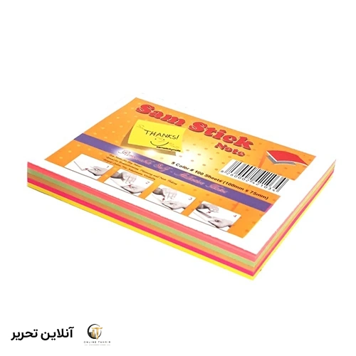 استیک نوت 5 رنگ سام استیک