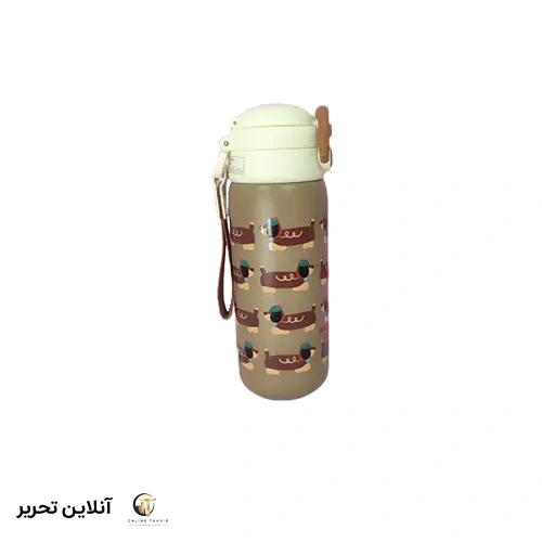 تراول ماگ کیوت-طرح حیوانات ریز 490 میل – قهوه ای