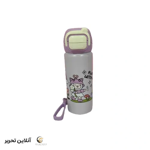 تراول ماگ کارتونی پاستلی713-4 – 500میل – رنگ بنفش