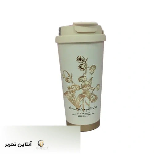 تراول ماگ شیری گل دار713-51- طرح 1