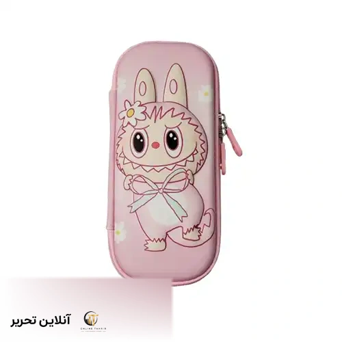 جامدادی لبوبو طرح صورتی