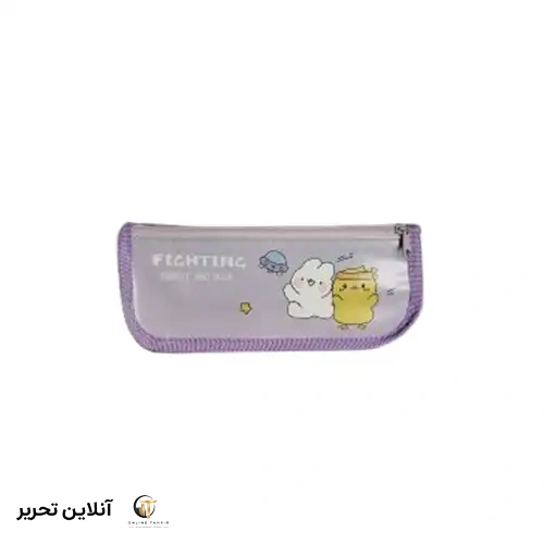 جامدادی دوزیپ خرگوش – بنفش