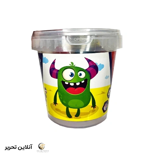 خمیر بازی 10رنگ سطلی لوکی