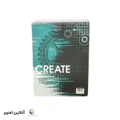 دفتر 100 برگ شطرنجی- پرفراژدار S.A.M طرح 1