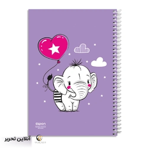دفتر نقاشی 40 برگ فیلی الیپون کد 03