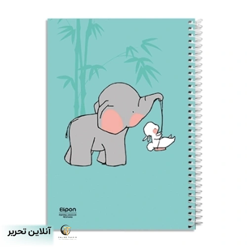 دفتر نقاشی 40 برگ فیلی الیپون کد 02