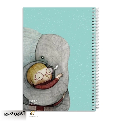 دفتر نقاشی 40 برگ فیلی الیپون کد 04