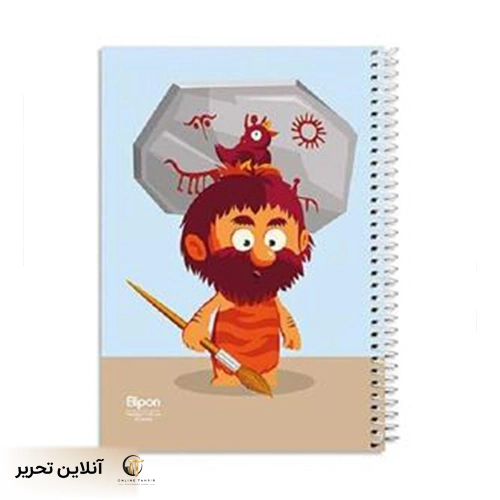 دفتر نقاشی 40 برگ وزیری فانتزی الیپون کد 01