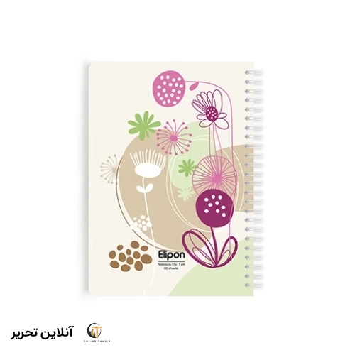 دفتر یادداشت 80 برگ الیپون کد 02