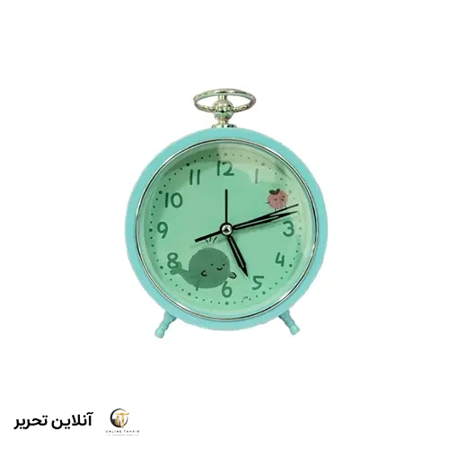 ساعت رومیزی گرد 656-46- سبز