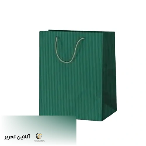 ساک هدیه کرافت 2 میم – رنگ سبز