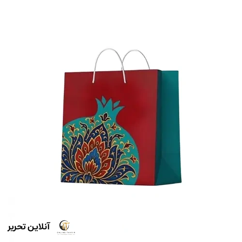 ساک هدیه گلاسه کوچک برند میم VG5 – طرح 1