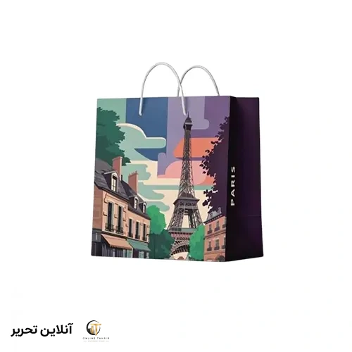 ساک هدیه گلاسه کوچک برند میم VG5 – طرح 4