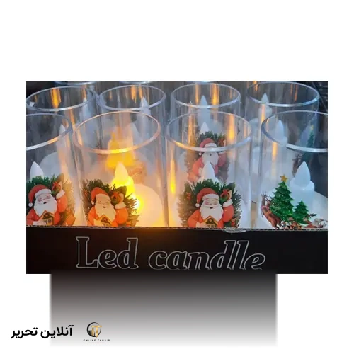 شمع ال ای دی کریسمسی