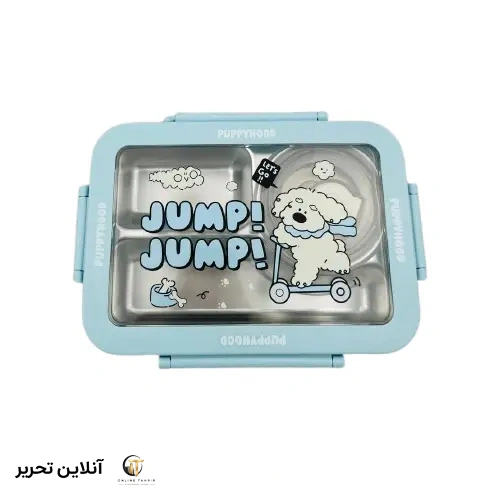 ظرف غذا کاسه دار استیل – سبز