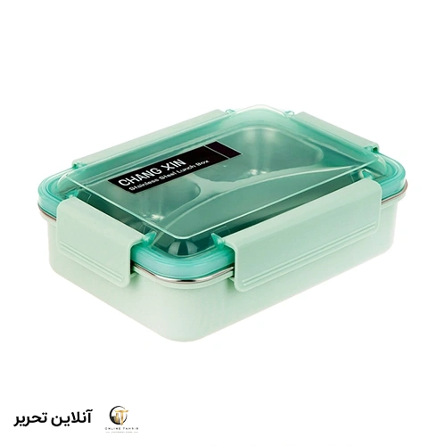 لانچ باکس استیل چانگ شین مدل سه مخزنه ظرفیت 0.9 لیتر