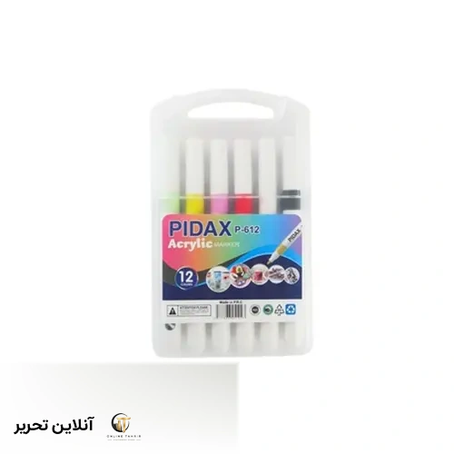 ماژیک 12رنگ اکرلیک پیداکس
