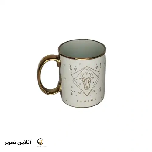 ماگ دسته طلایی- نماد اردیبهشت