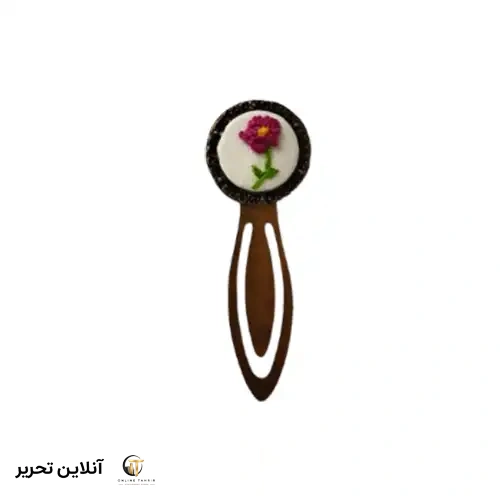 نشانک گل دوزی گل نشان- طرح 2