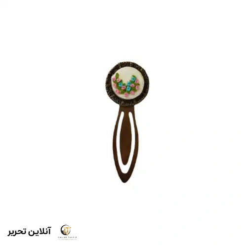 نشانک گل دوزی گل نشان- طرح 1