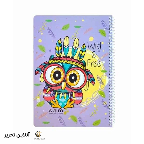 وزیری 100 برگ سیمی فانتزیs.a.m کد 02