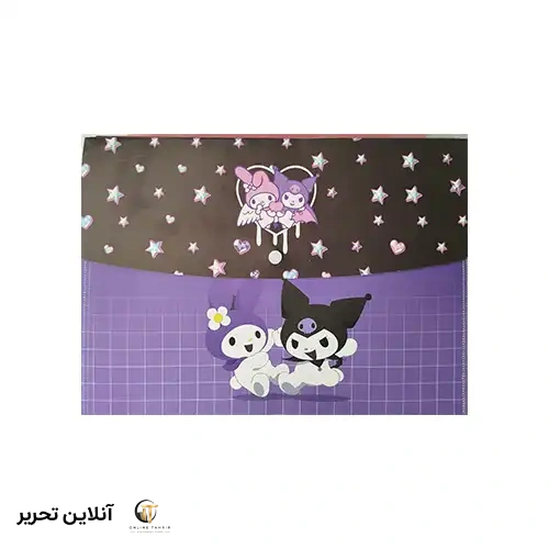 پوشه دکمه دار فانتزی کرومی Kuromi