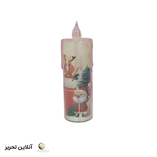 شمع چراغدار بلند کریسمسی
