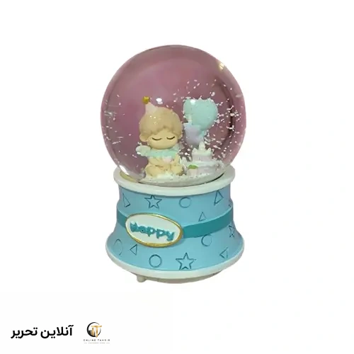گوی موزیکال متوسط چراغدار- طرح 1
