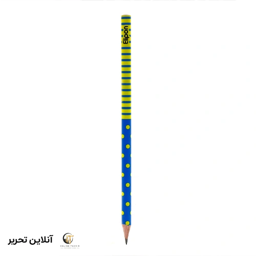 مداد مشکی فانتزی گرد polka (الیپون)