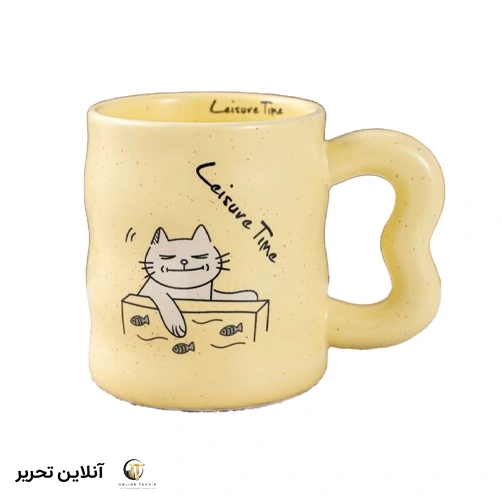 ماگ گربه رنگی 6642