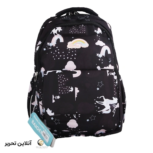 کوله پشتی پسرانه تک شاخ-مشکی