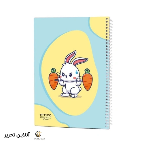 دفتر نقاشی 60 برگ pitico کد 03