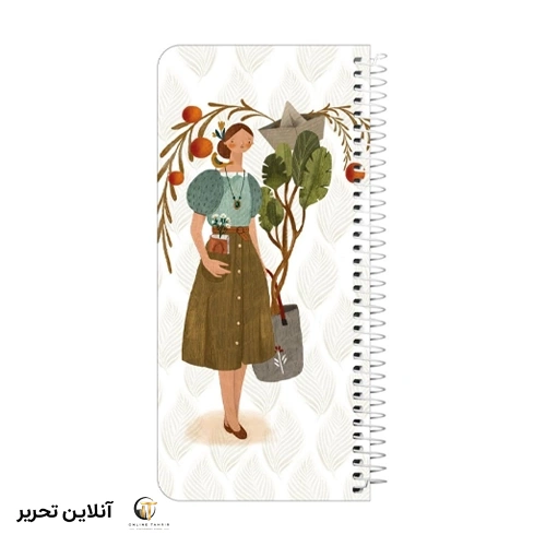 دفترچه یادداشت 100 برگ سیمی پالتویی جلدسخت مسترنوت