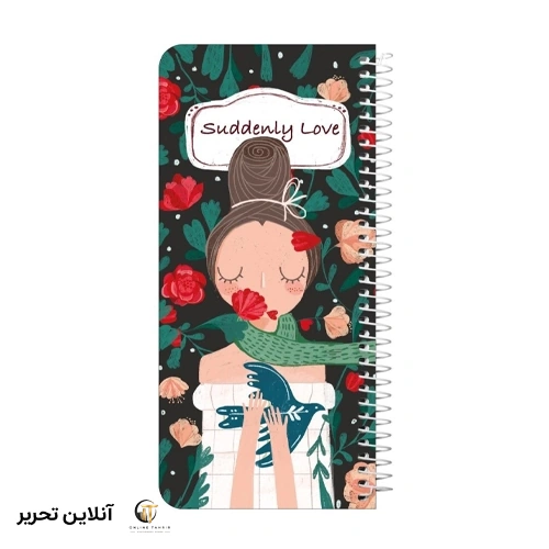 دفترچه یادداشت 100 برگ سیمی پالتویی جلدسخت مسترنوت