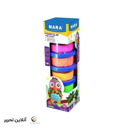 خمیر فومی 6رنگ KIDDY CLAY FO-120-6N