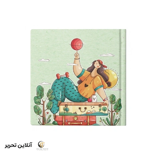 دفترچه یادداشت 120 برگ دوختی مربع مسترنوت