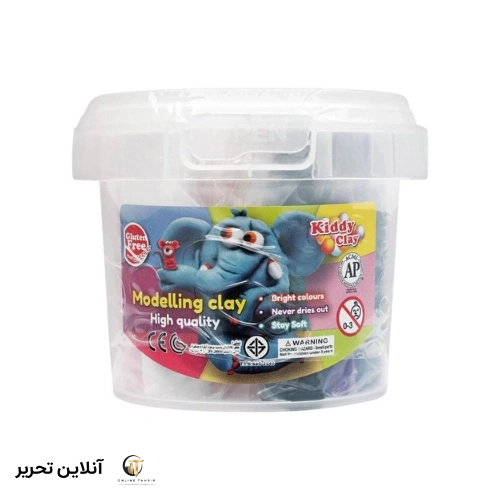 خمیر بازی 12رنگ KIDDY CLAY BK-200-12+2SM