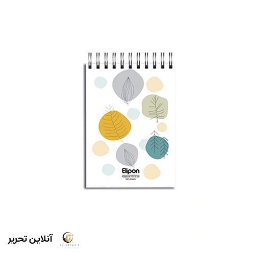 دفتر یادداشت 80 برگ 100*150سیمی فانتزی-الیپون