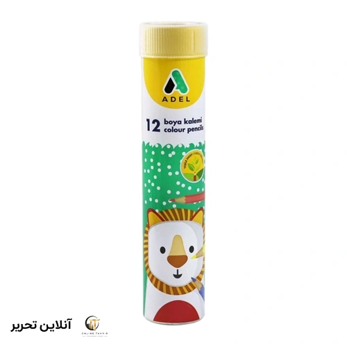 مدادرنگی 12رنگ لوله ای ادل