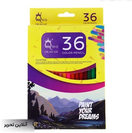 مدادرنگی 36 رنگ زرد MQ