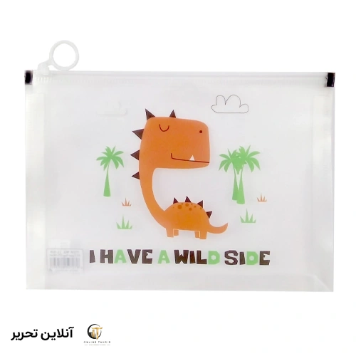 پوشه شفاف A4 زیپ دار