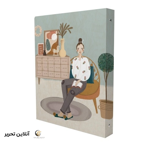 کلاسور 6 حلقه یادداشتی جلد سخت مستر نوت