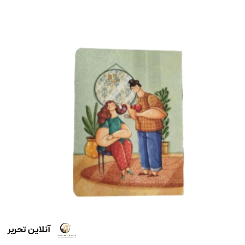 دفترچه یادداشت منگنه ای پاسپورتی مسترنوت-طرح10