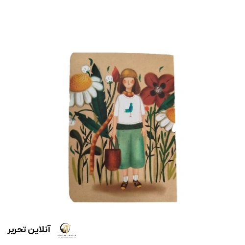 دفترچه یادداشت منگنه ای پاسپورتی مسترنوت-طرح5
