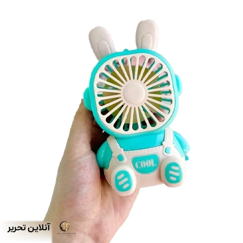 مینی فن (پنکه) شارژی تک سرعت گوزن