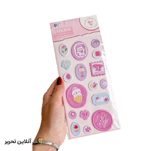 استیکر سه بعدی مهر و موم