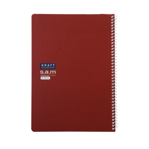 دفتر 80 برگ s.a.m سیمی کلاسیک-B طرح5