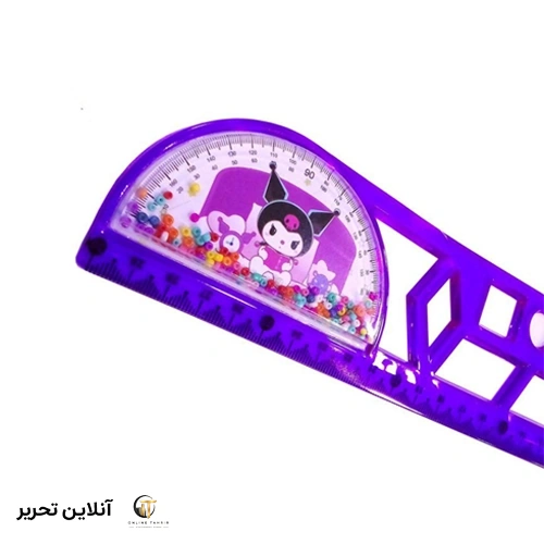 خط کش شابلون دار نقاله یونیک