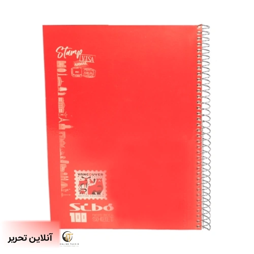 دفتر 100برگ sketch art طلقی سیبو
