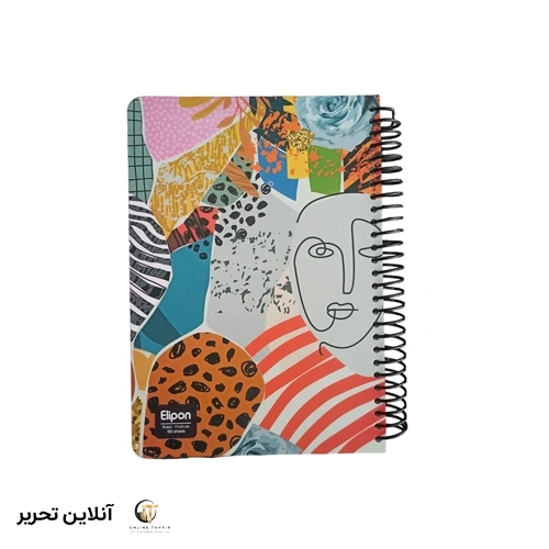 دفتر 150برگ وزیری سیمی فانتزی جلدسخت الیپون